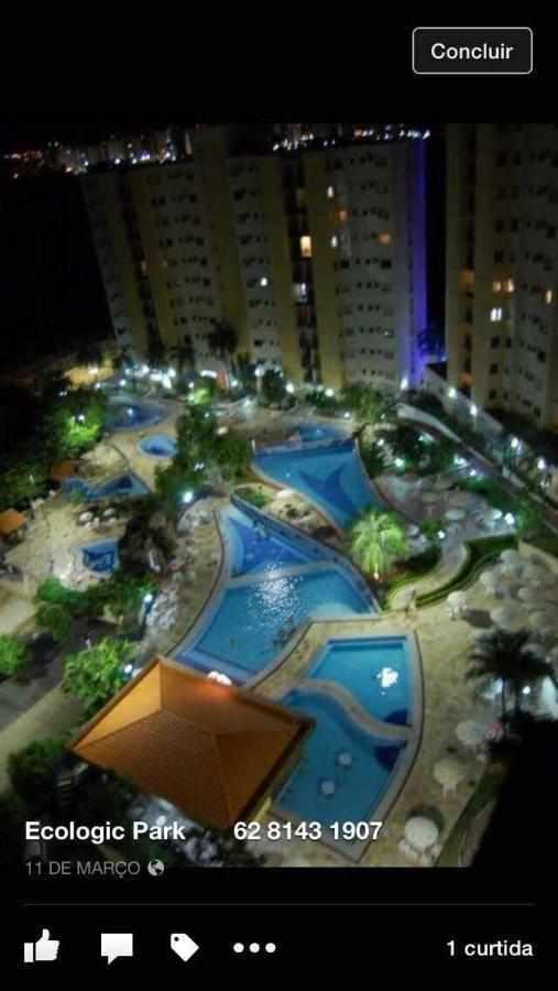 Ecologic Park Ap 2 Quartos Para 7 Pessoas 1Park Aquatico 10 Piscinas Termais Caldas Novas Exterior photo